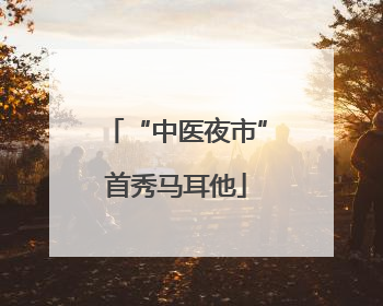“中医夜市”首秀马耳他