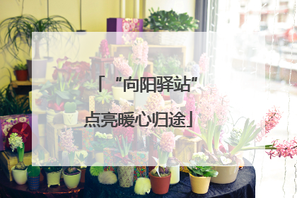 “向阳驿站”点亮暖心归途