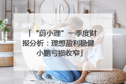 “蔚小理”一季度财报分析：理想盈利稳健 小鹏亏损收窄