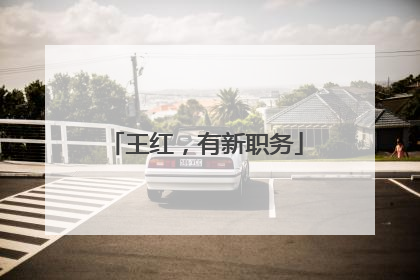 王红，有新职务