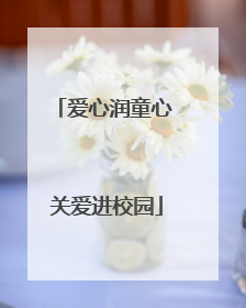 爱心润童心 关爱进校园