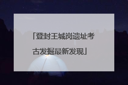 登封王城岗遗址考古发掘最新发现