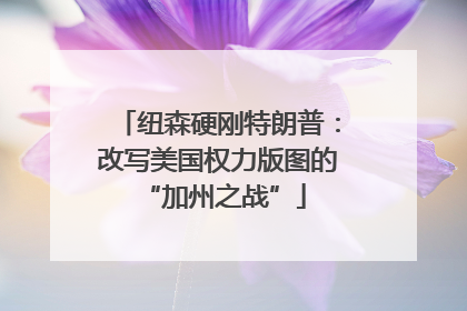 纽森硬刚特朗普：改写美国权力版图的 “加州之战”