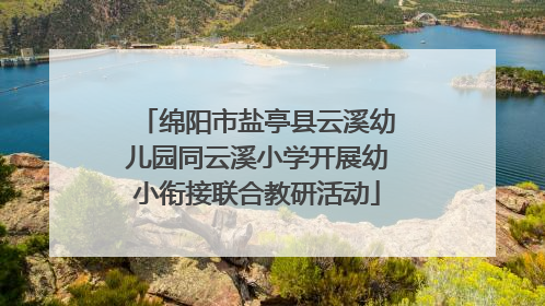 绵阳市盐亭县云溪幼儿园同云溪小学开展幼小衔接联合教研活动