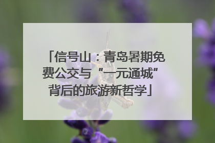 信号山：青岛暑期免费公交与“一元通城”背后的旅游新哲学