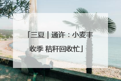 三夏｜通许：小麦丰收季 秸秆回收忙