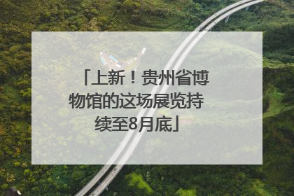 上新！贵州省博物馆的这场展览持续至8月底