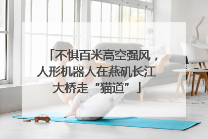 不惧百米高空强风，人形机器人在燕矶长江大桥走“猫道”