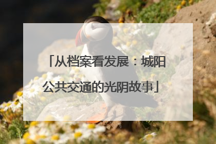 从档案看发展：城阳公共交通的光阴故事