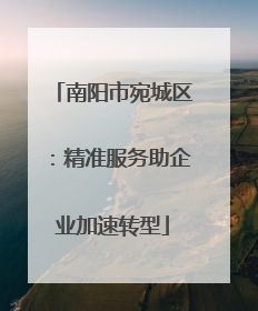 南阳市宛城区：精准服务助企业加速转型