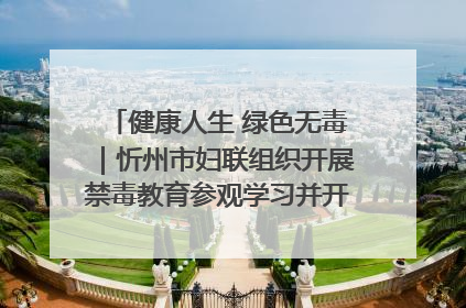 健康人生 绿色无毒｜忻州市妇联组织开展禁毒教育参观学习并开展主题党日活动