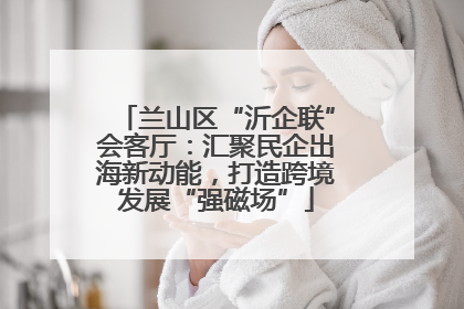 兰山区“沂企联”会客厅：汇聚民企出海新动能，打造跨境发展“强磁场”