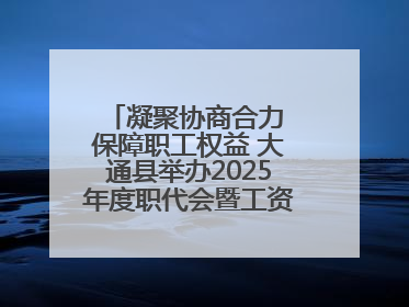 凝聚协商合力 保障职工权益 大通县举办2025年度职代会暨工资集体协商现场观摩交流活动