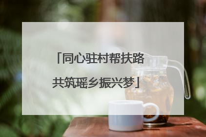 同心驻村帮扶路 共筑瑶乡振兴梦