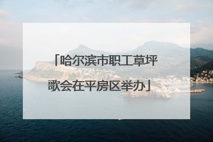 哈尔滨市职工草坪歌会在平房区举办