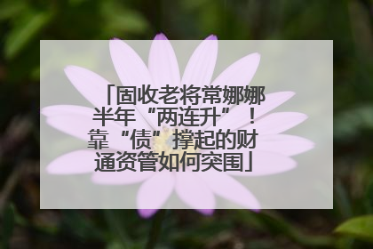 固收老将常娜娜半年“两连升”！靠“债”撑起的财通资管如何突围
