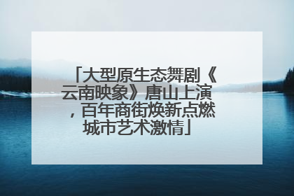 大型原生态舞剧《云南映象》唐山上演，百年商街焕新点燃城市艺术激情