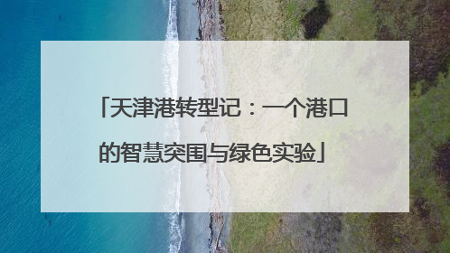 天津港转型记：一个港口的智慧突围与绿色实验