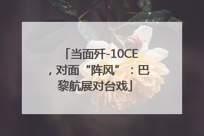 当面歼-10CE，对面“阵风”：巴黎航展对台戏