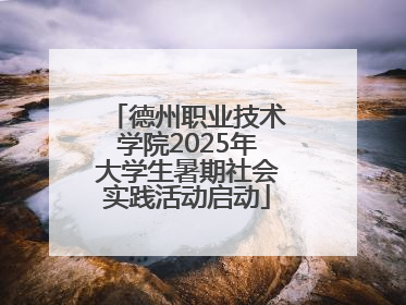 德州职业技术学院2025年大学生暑期社会实践活动启动