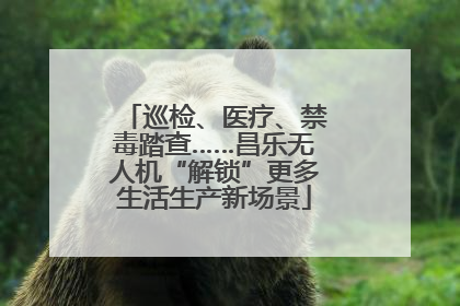 巡检、医疗、禁毒踏查……昌乐无人机“解锁”更多生活生产新场景