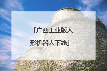 广西工业版人形机器人下线