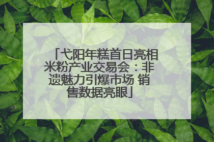 弋阳年糕首日亮相米粉产业交易会：非遗魅力引爆市场 销售数据亮眼