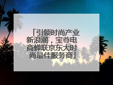 引领时尚产业新浪潮，宝尊电商蝉联京东大时尚最佳服务商