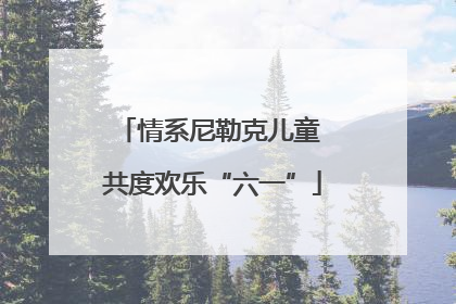 情系尼勒克儿童 共度欢乐“六一”