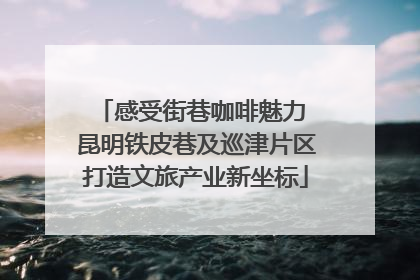 感受街巷咖啡魅力 昆明铁皮巷及巡津片区打造文旅产业新坐标