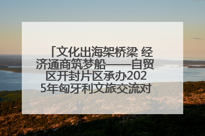 文化出海架桥梁 经济通商筑梦船——自贸区开封片区承办2025年匈牙利文旅交流对接活动专场
