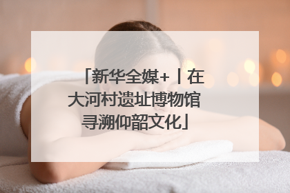 新华全媒+丨在大河村遗址博物馆寻溯仰韶文化