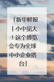 新华鲜报丨小中见大！这个博览会专为全球中小企业搭台