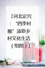 河北定兴：“四季村晚”添彩乡村文化生活（组图）