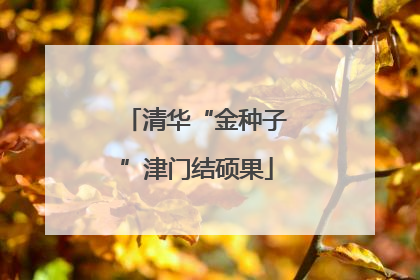 清华“金种子”津门结硕果