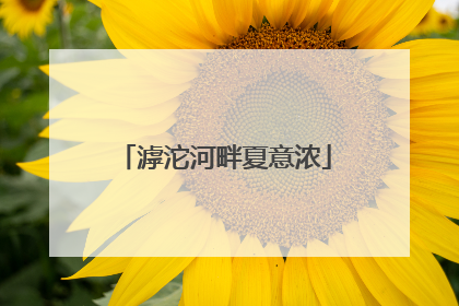 滹沱河畔夏意浓