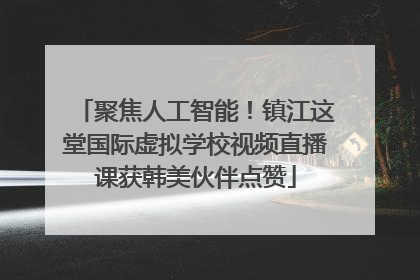 聚焦人工智能！镇江这堂国际虚拟学校视频直播课获韩美伙伴点赞