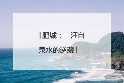 肥城：一汪自泉水的逆袭