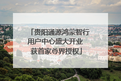 贵阳通源鸿蒙智行用户中心盛大开业 获首家尊界授权