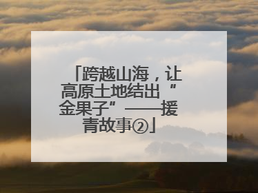 跨越山海，让高原土地结出“金果子”——援青故事②
