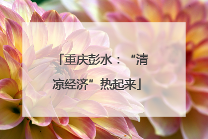 重庆彭水：“清凉经济”热起来