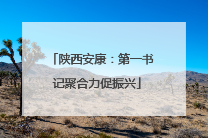 陕西安康：第一书记聚合力促振兴