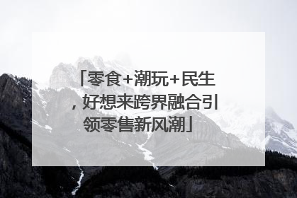 零食+潮玩+民生，好想来跨界融合引领零售新风潮