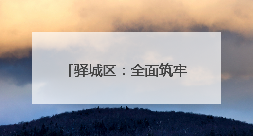 驿城区：全面筑牢防汛“安全网”