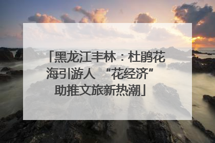 黑龙江丰林：杜鹃花海引游人 “花经济”助推文旅新热潮
