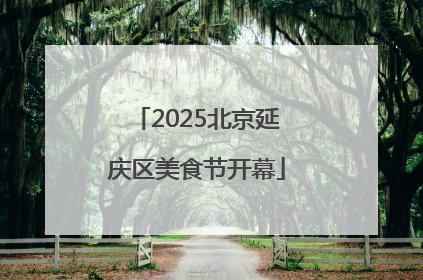 2025北京延庆区美食节开幕