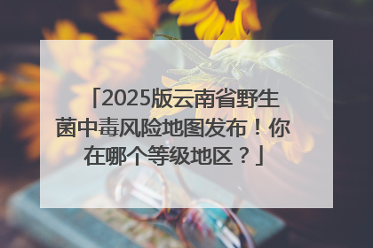 2025版云南省野生菌中毒风险地图发布！你在哪个等级地区？