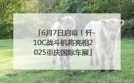 6月7日启幕！歼-10C战斗机将亮相2025重庆国际车展